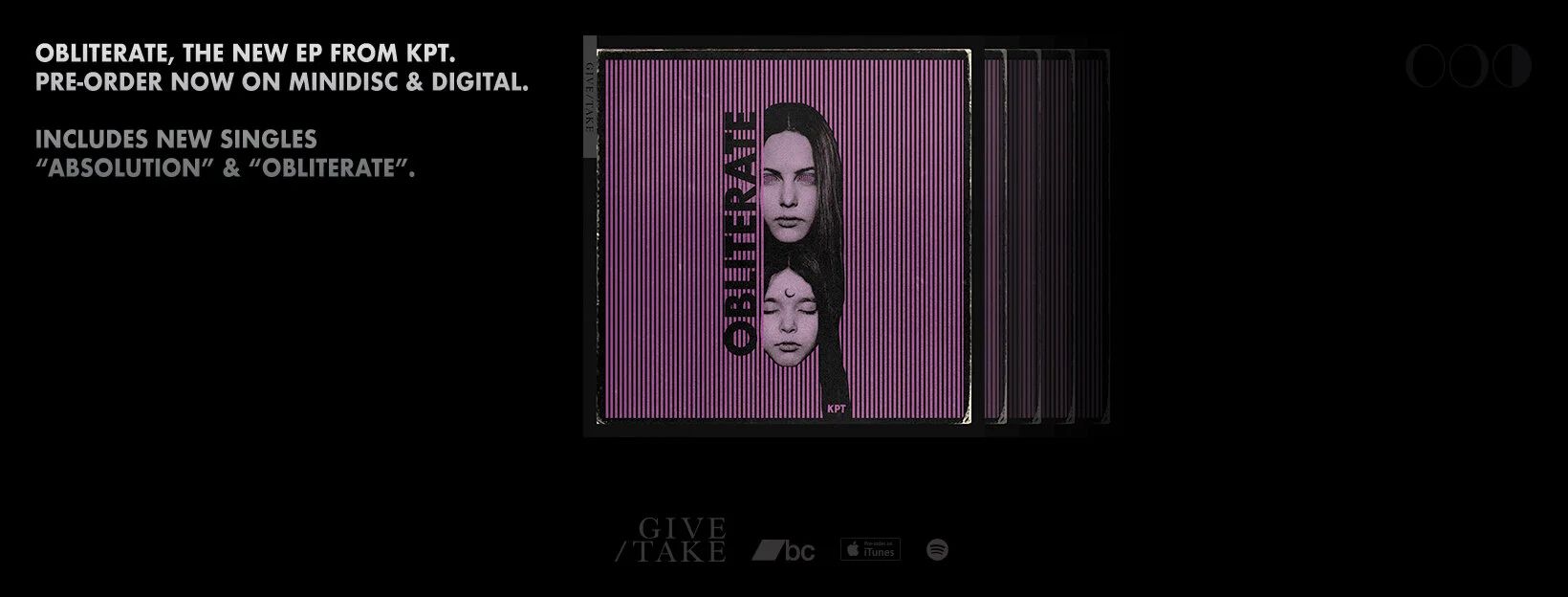 Oppressive New EP from Dark Electronic's KPT / MiniDisc Day!