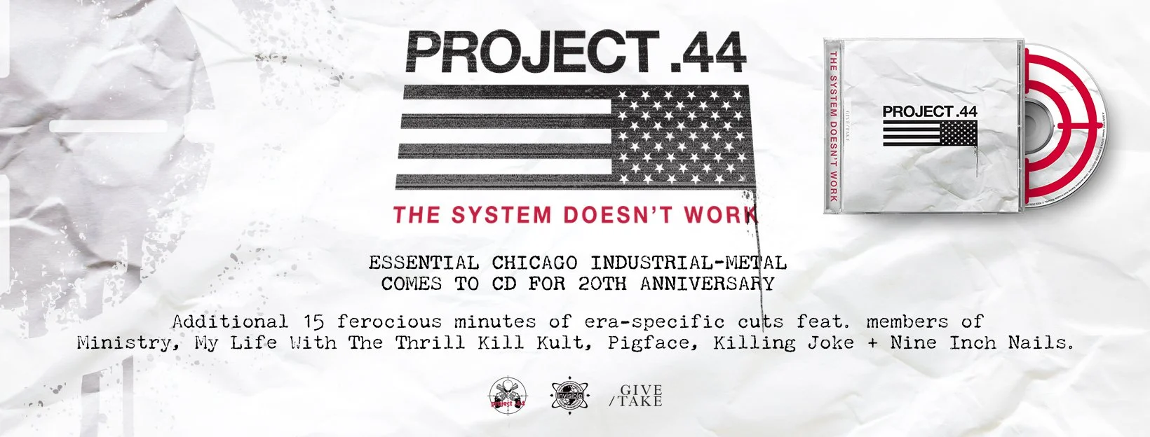 project .44 - The System Doesn't Work (20th Anniversary Edition) CD