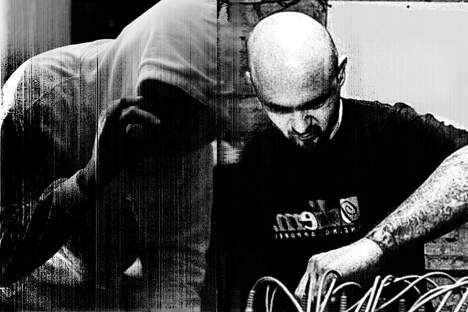 Justin K Broadrick (GODFLESH/jesu) and Mick Harris (SCORN/Napalm Death) drop militant, hard techno on split LP