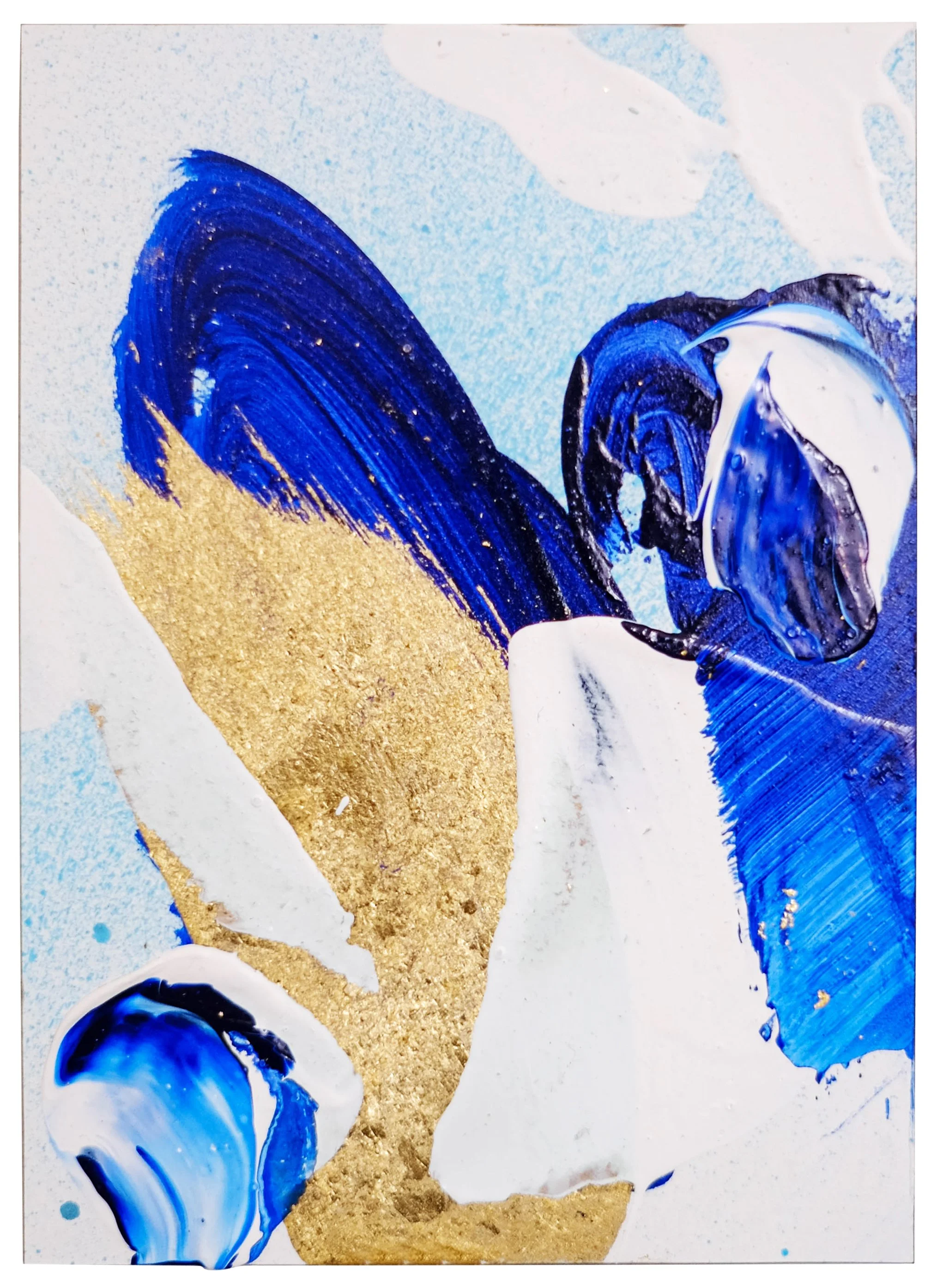  Mixed media on canvas,  5” x 7”, 2023  SOLD 