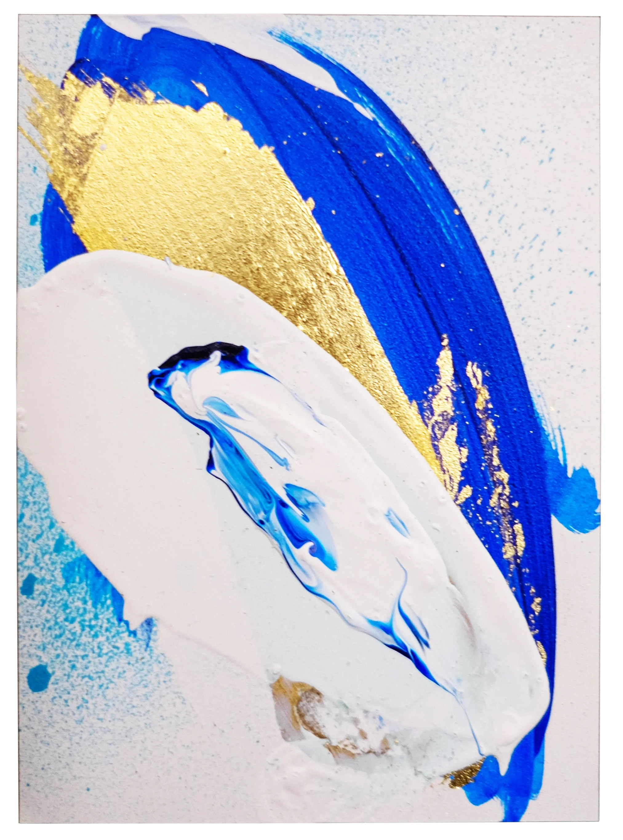  Mixed media on canvas,  5” x 7”, 2023  SOLD 