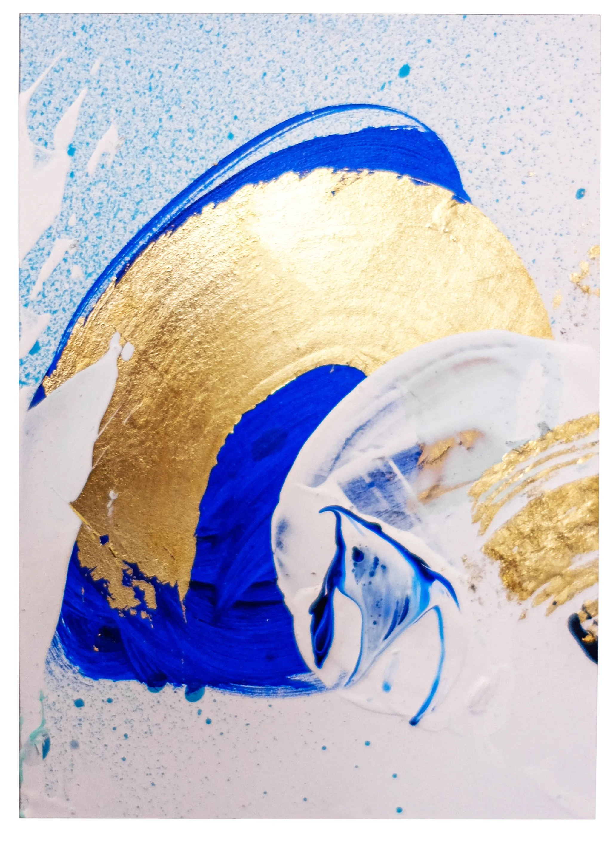  Mixed media on canvas,  5” x 7”, 2023  SOLD 
