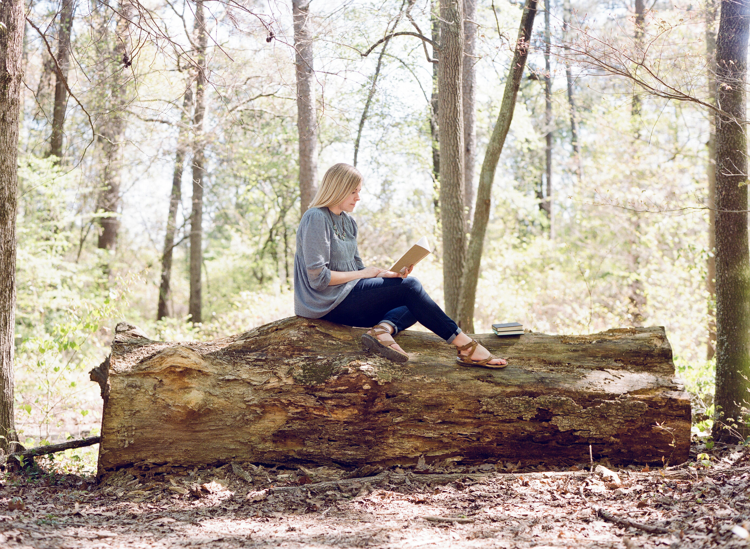 PURSUIT-reading on log.jpg