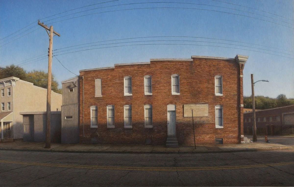 Bennett Vadnais, End of Day, Acrylic on panel, 13 X 20 1/4 inches