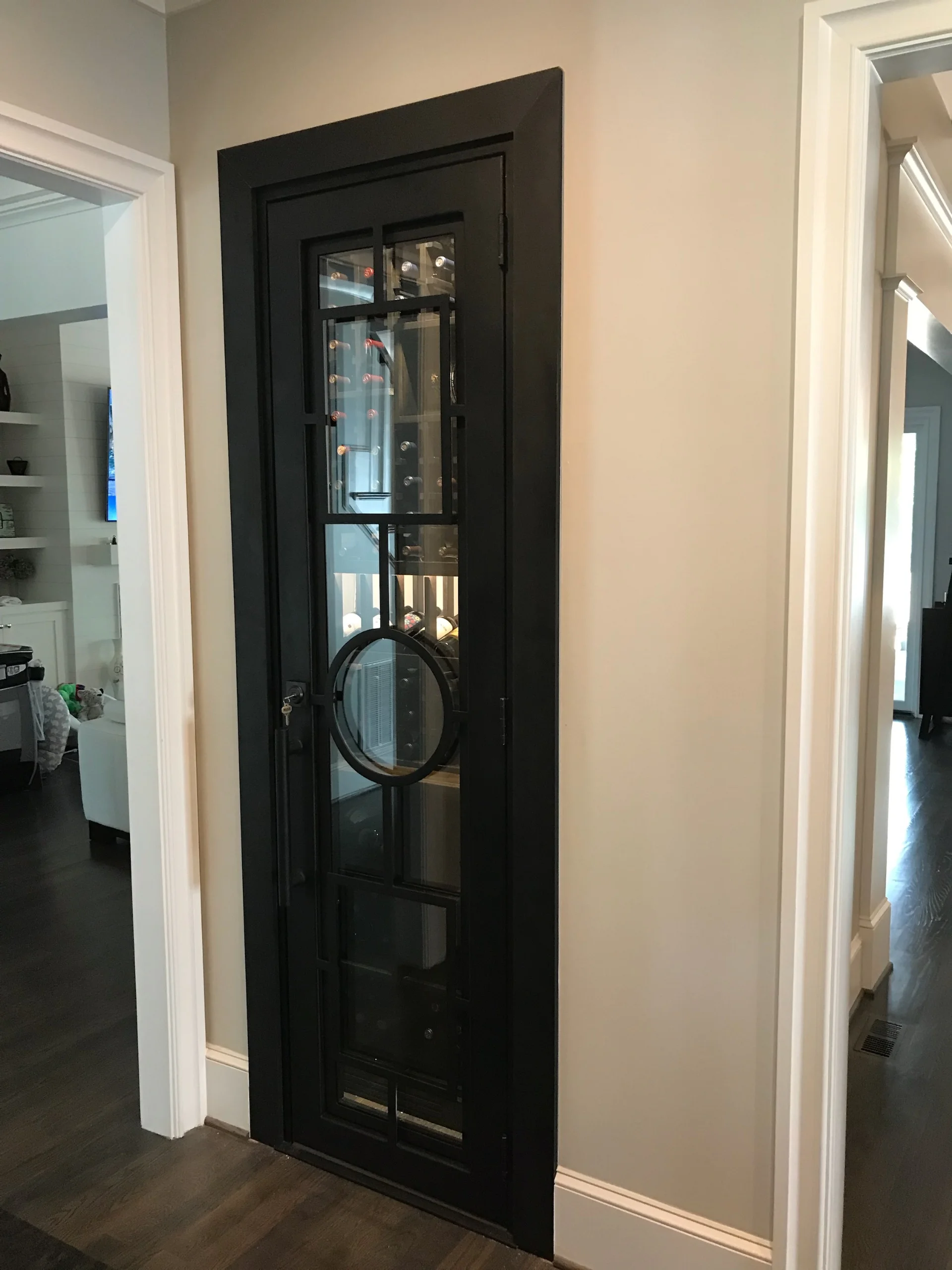 Steel Wine Room Door
