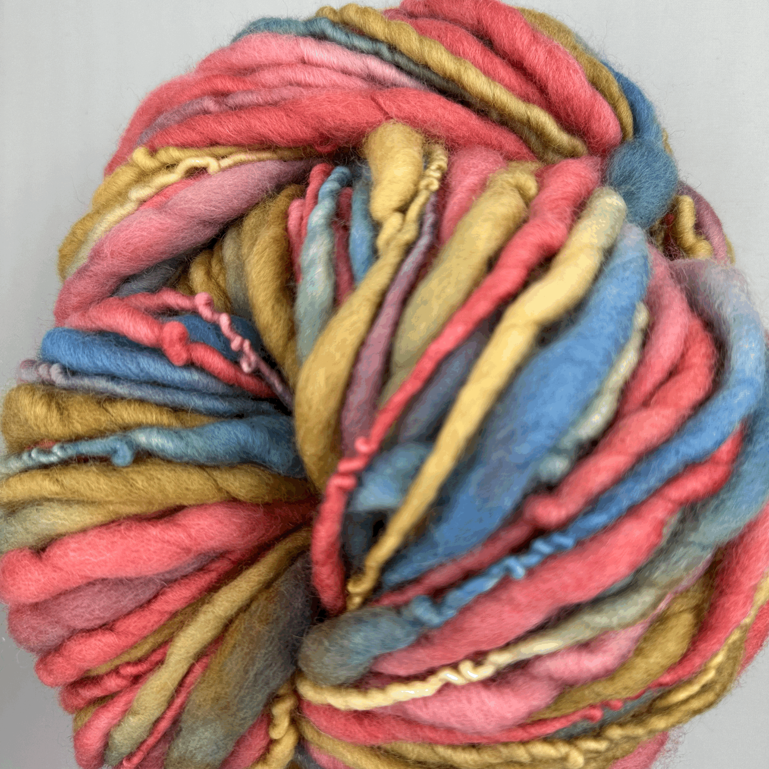 Falkland Hand-Spun/Hand-Dyed - Fa-RuBbOl-3