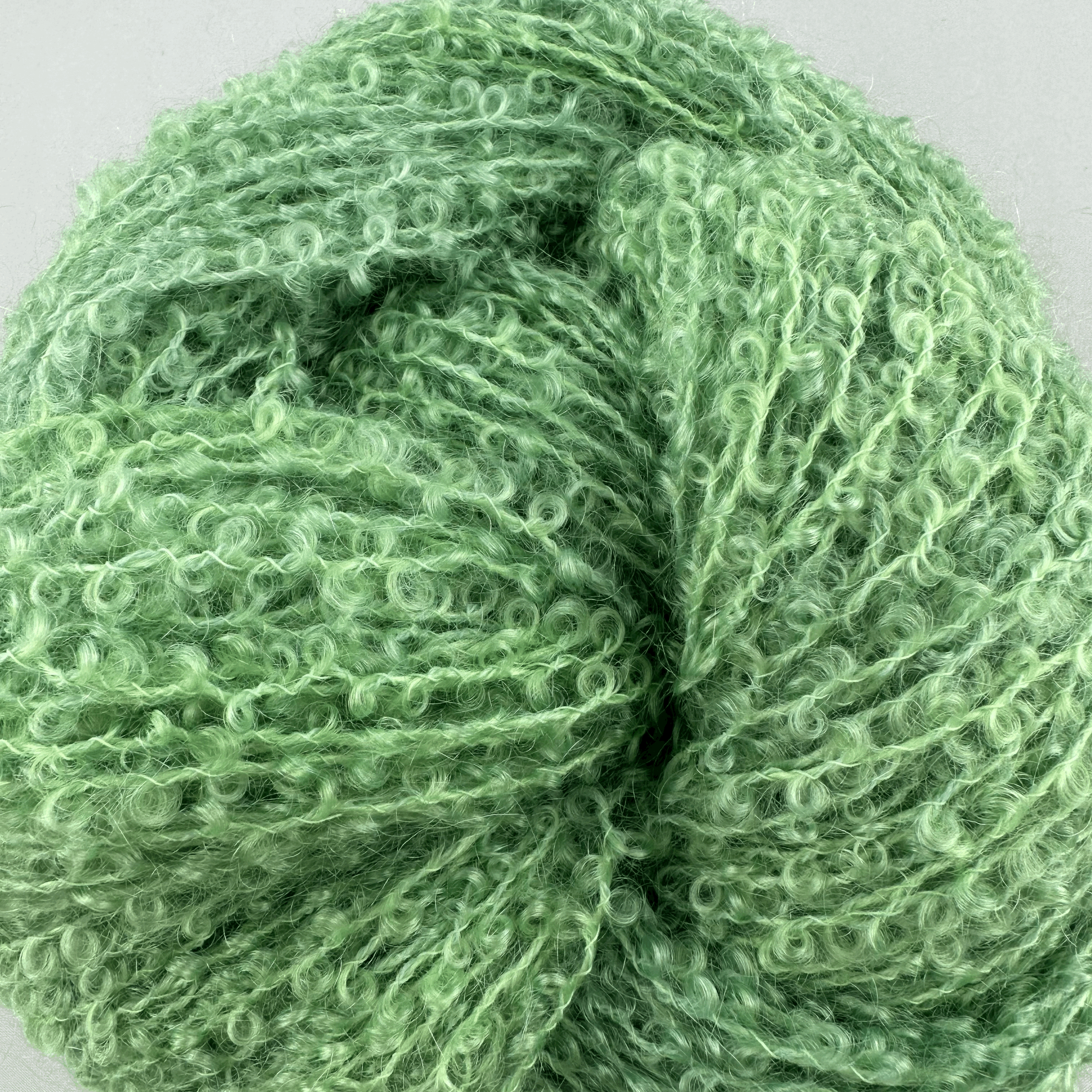 Mohair Boucle/Wool Blend MB-PeHfBb-NV