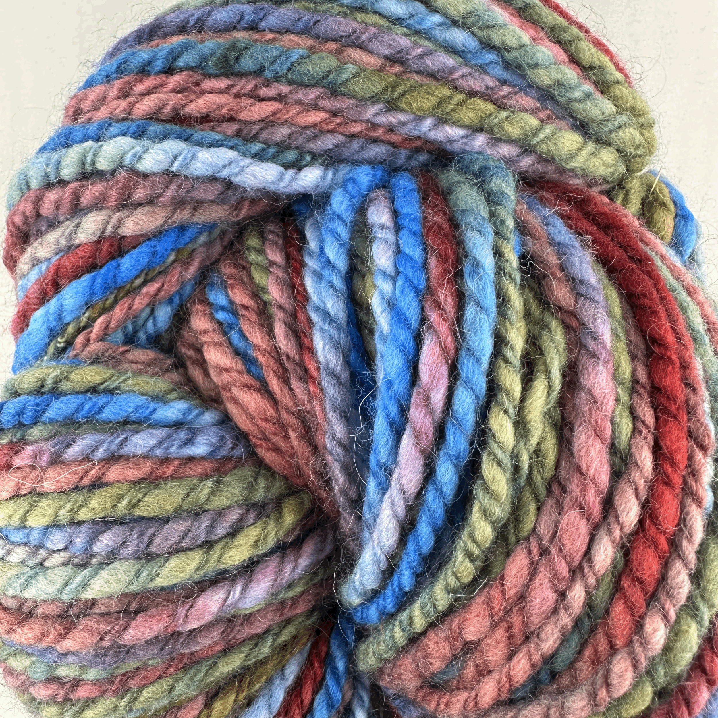 Falkland/Mohair Bulky/Plied - FaMo-RuBbOl-3