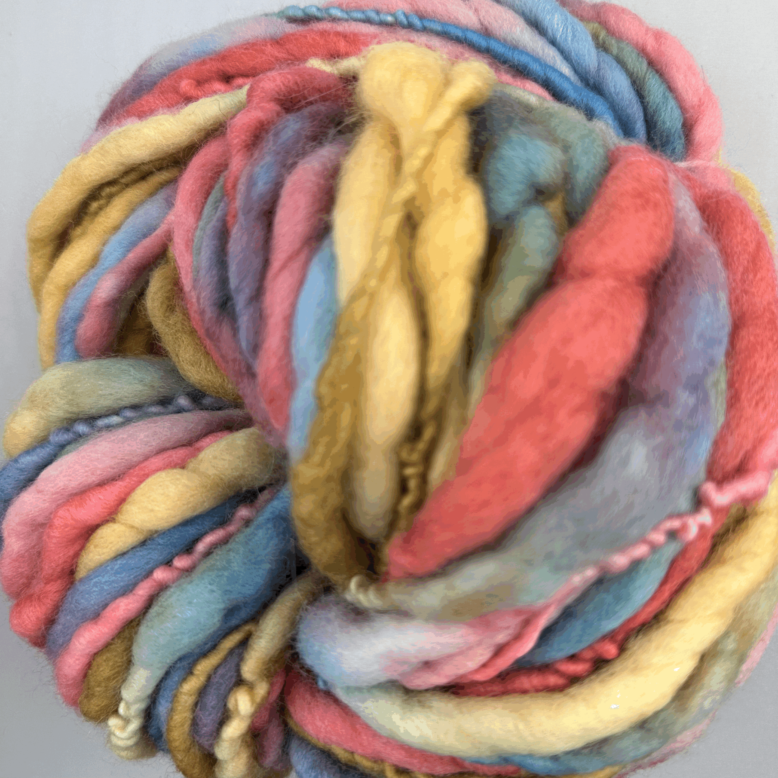 Falkland Hand-Spun/Hand-Dyed - Fa-RuBbOl-4