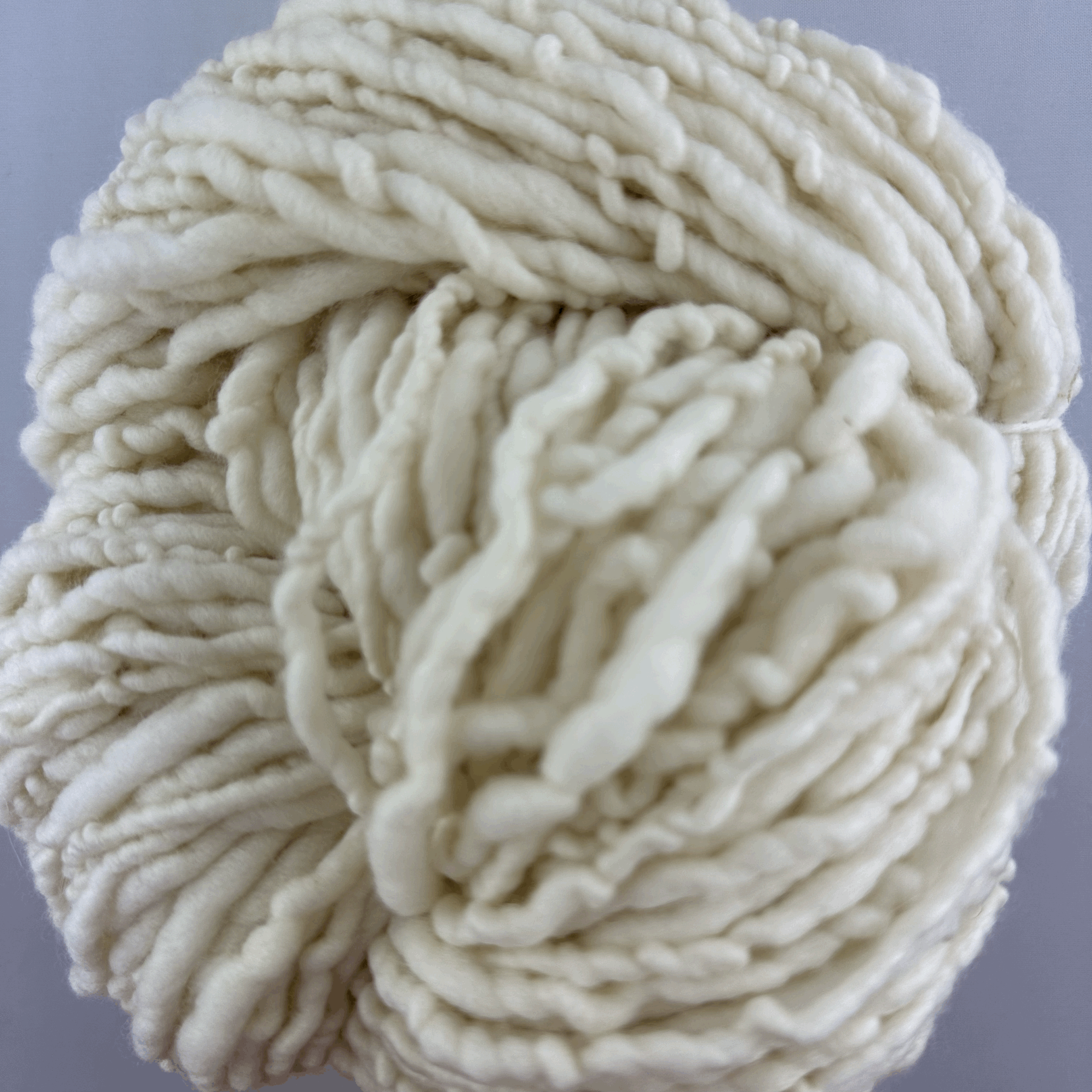 Rambouillet Hand-Spun/Natural-Color - R-Ecru-82