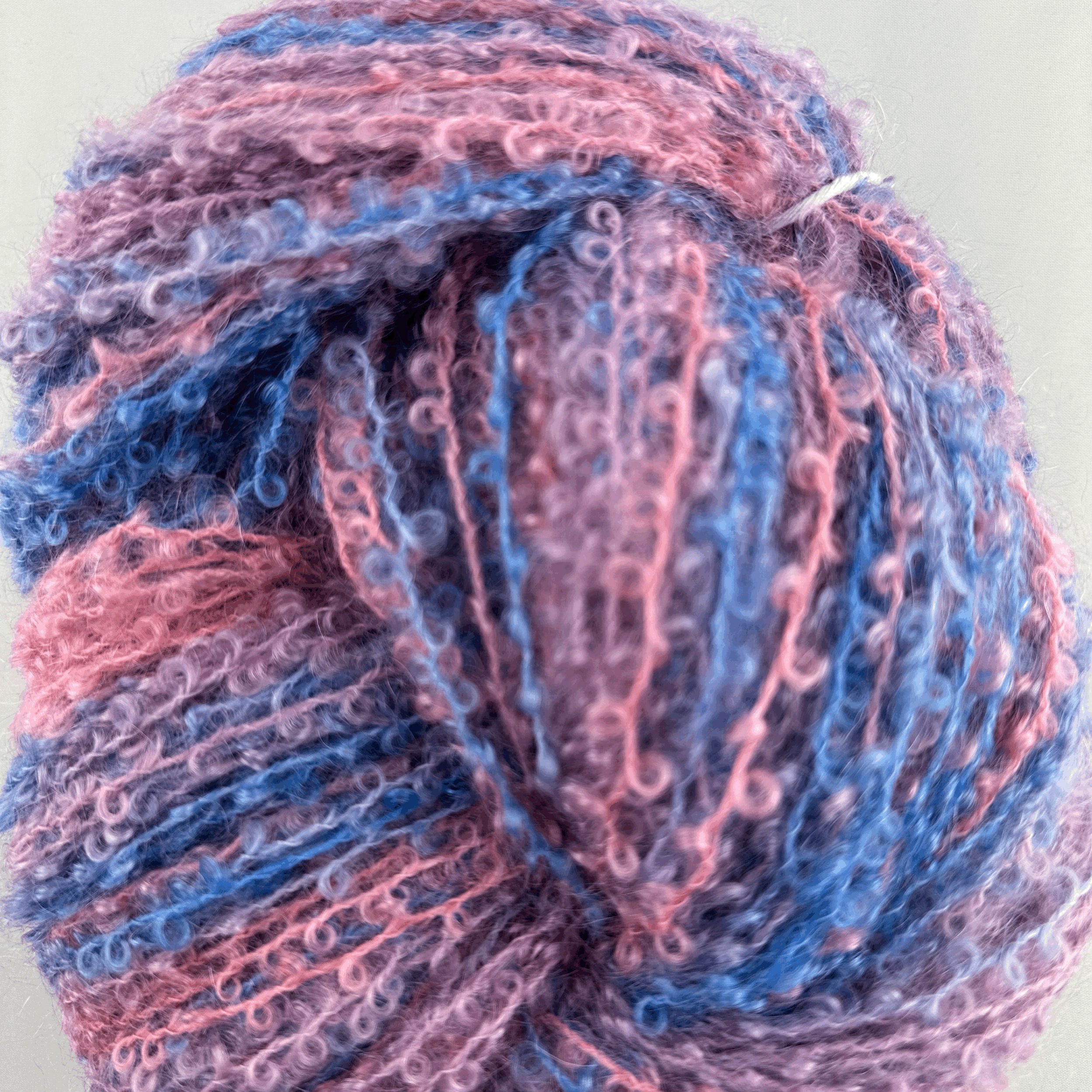 Mohair Boucle/Wool Blend MB-BuRuSab