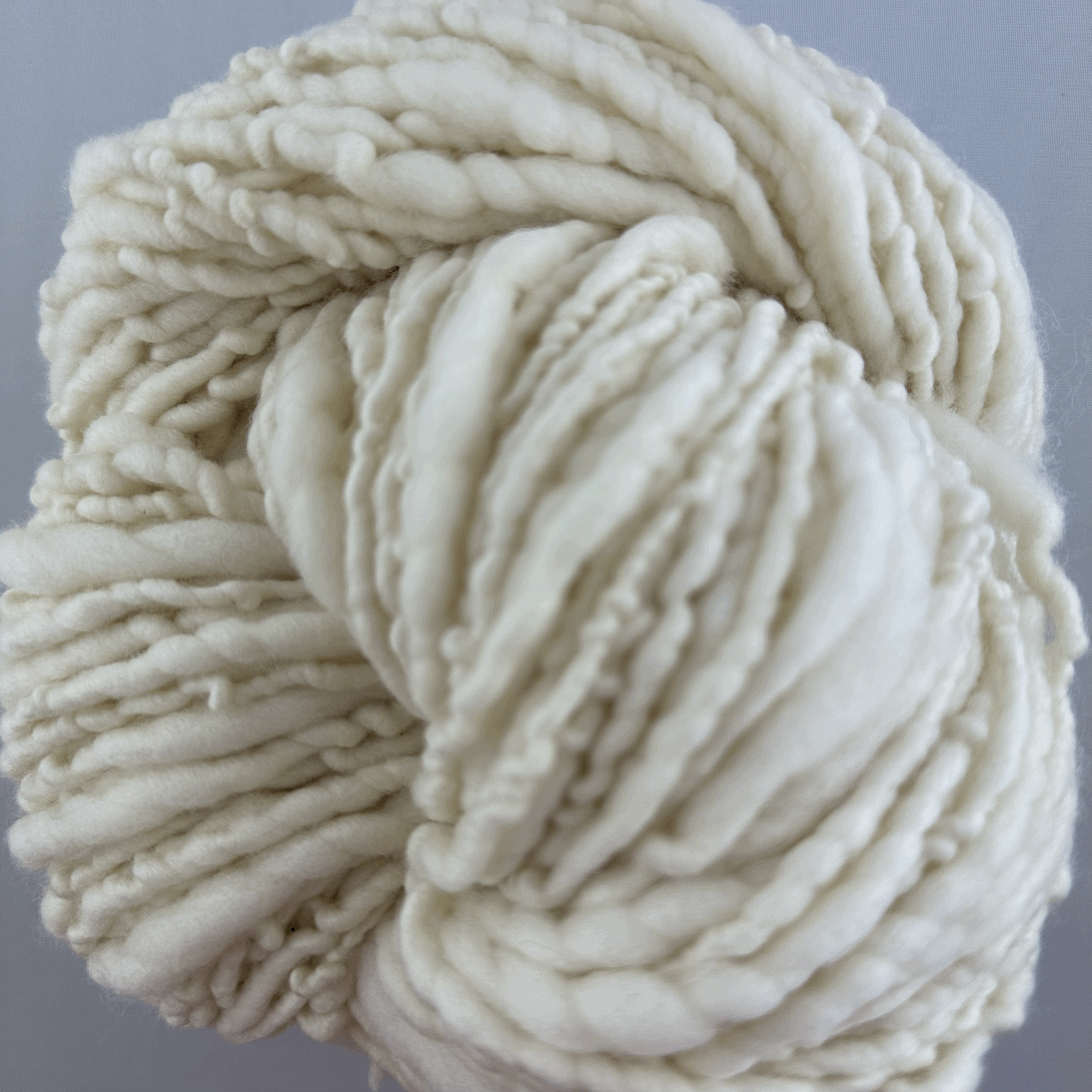 Rambouillet Hand-Spun/Natural-Color - R-Ecru-87