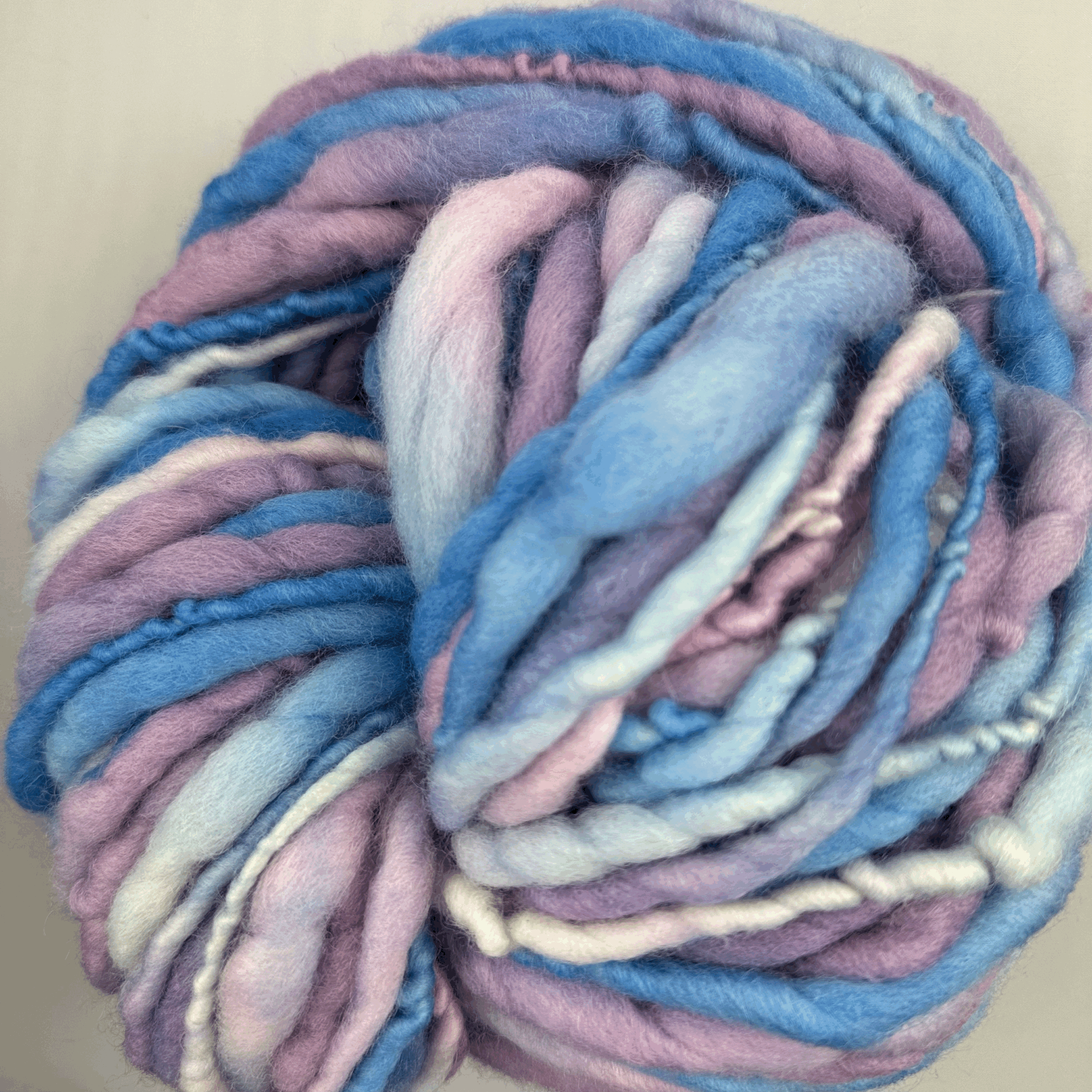 Falkland Hand-Spun/Hand-Dyed - Fa-PiPuRb-2