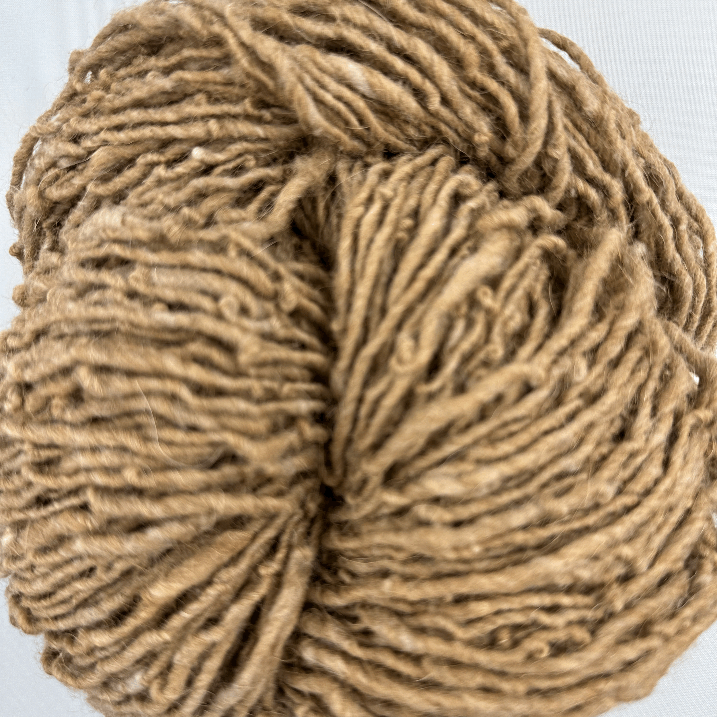 Hand-Spun Un-dyed Natural-Light Brown-1
