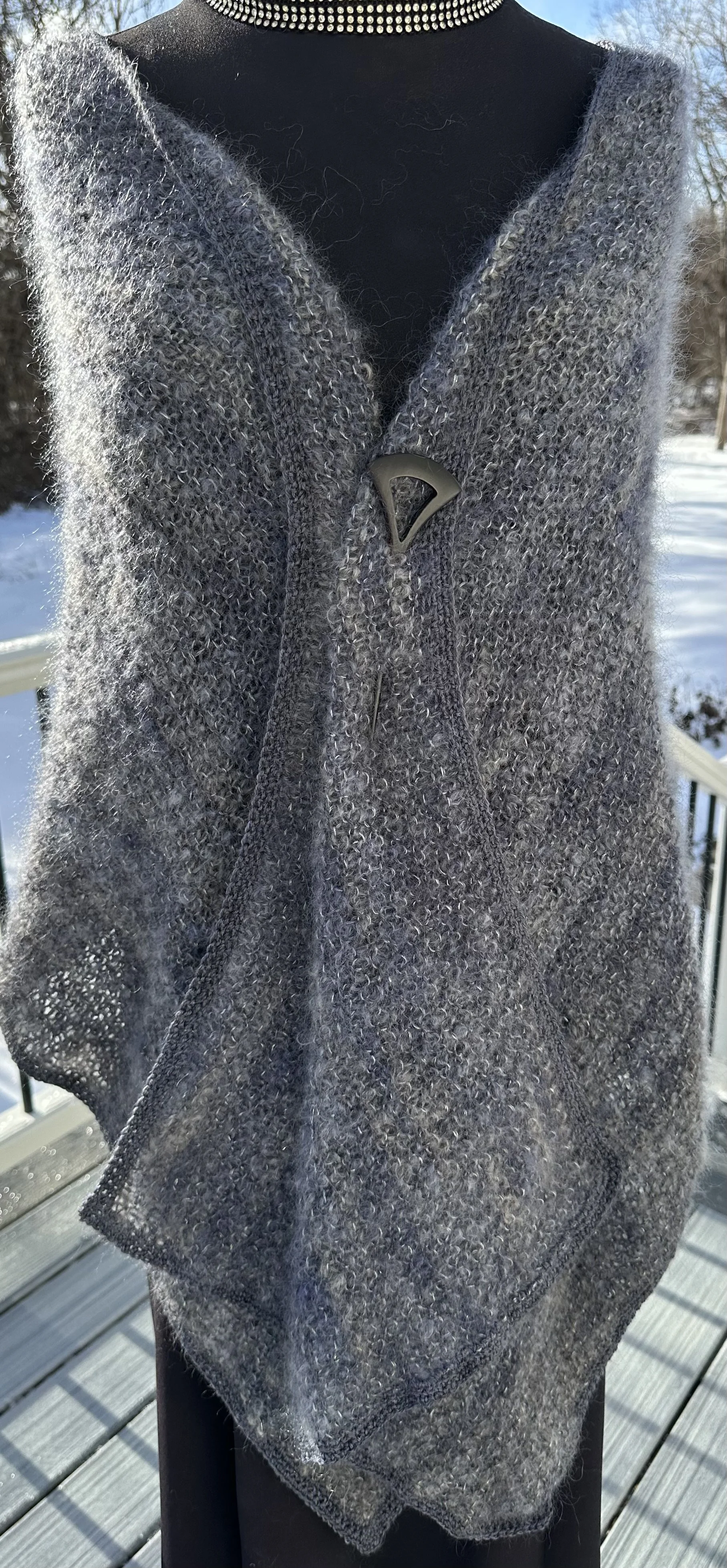 Elegant 3 Skein Mohair Wrap Pattern