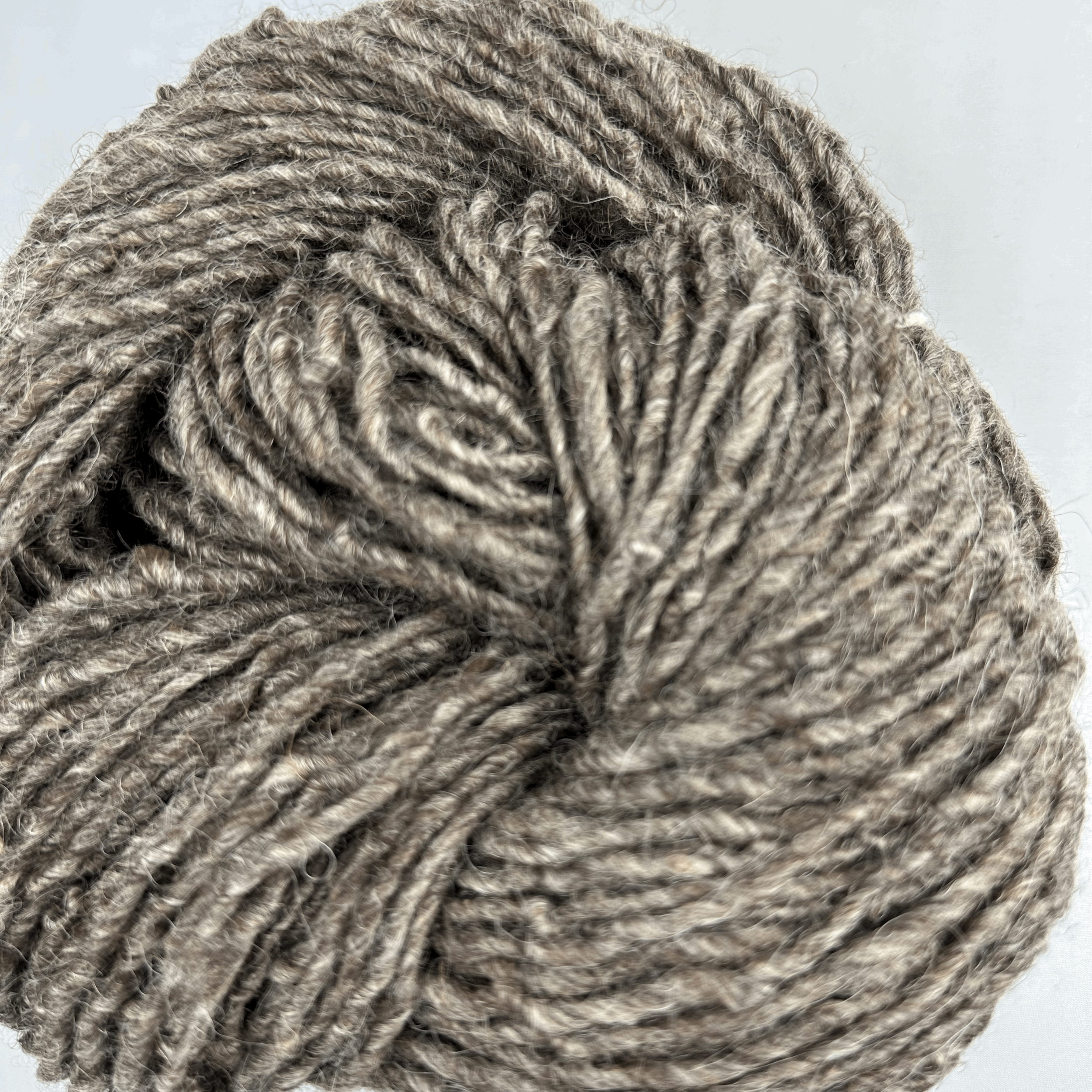 Hand-Spun Un-dyed Natural-Warm Grey-4