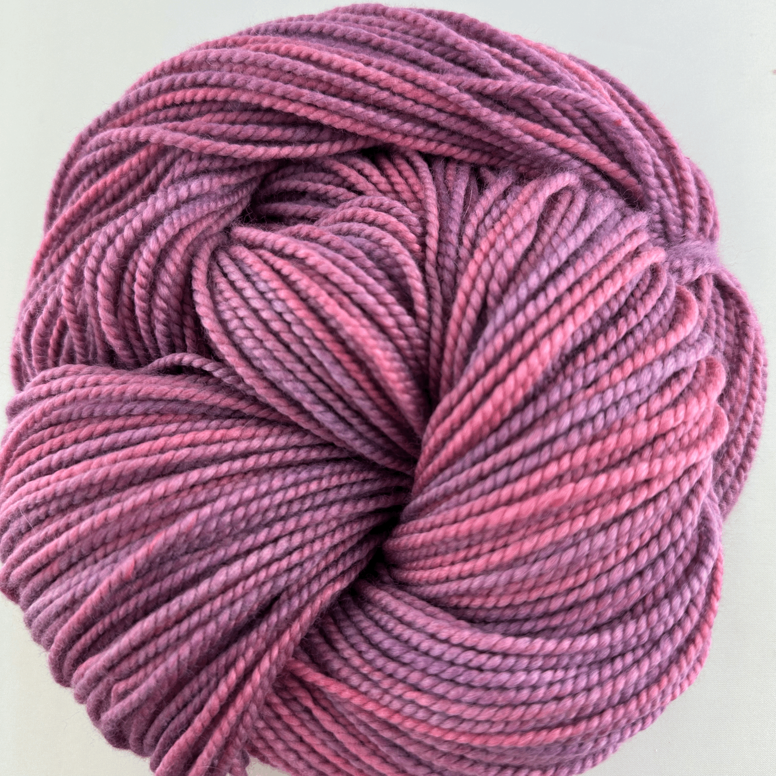 Worsted Weight Merino/Silk SaW-PuFrBb