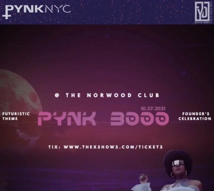 The future is now! Join the futuristic fun with FYID and PYNK NYC at the future is female event and birthday celebration for founder Imani Jones 