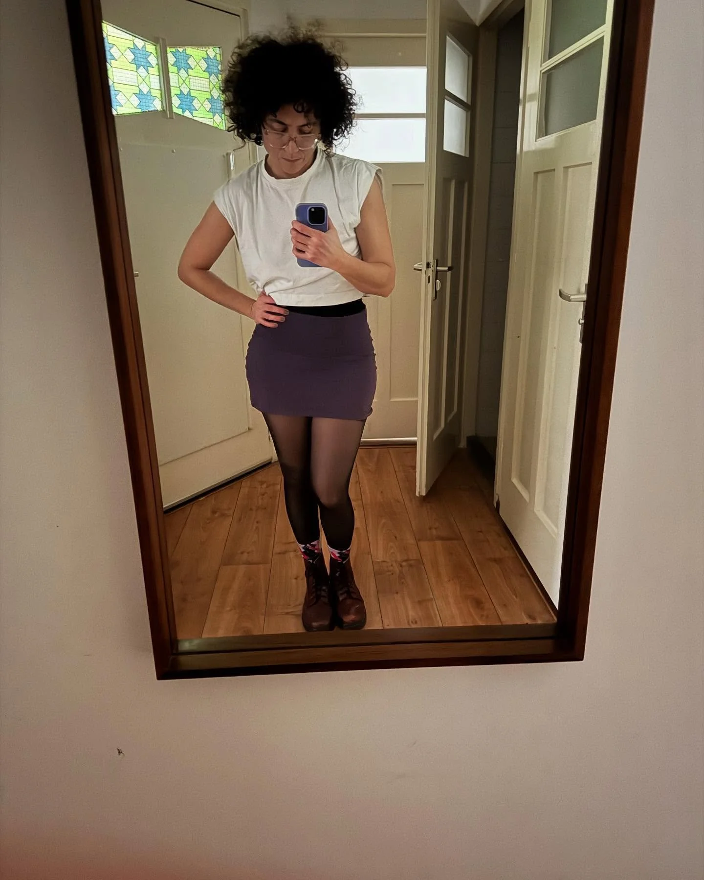 My home is a labyrinth with doors and my hair, the frizz of reality. Morning world. May the latest selftapes pave the path towards where I wanna go. #selfie #coffeetime