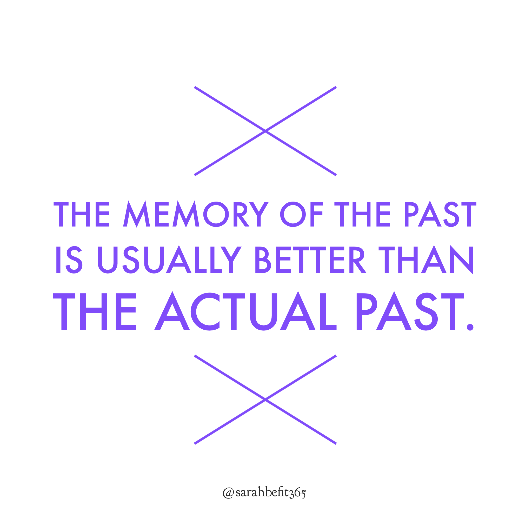 walking down memory lane is fun...and hard. 