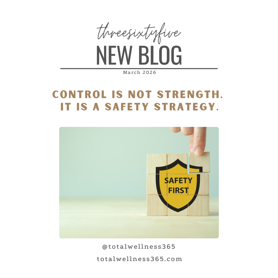 Control Is Not Strength. It Is a Safety Strategy.