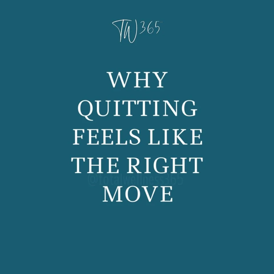 The version of you that quits early isn&rsquo;t random. 

It shows up in predictable moments&mdash;usually when continuing would require you to question assumptions. Stepping away allows those assumptions to stay intact. In that sense, quitting doesn