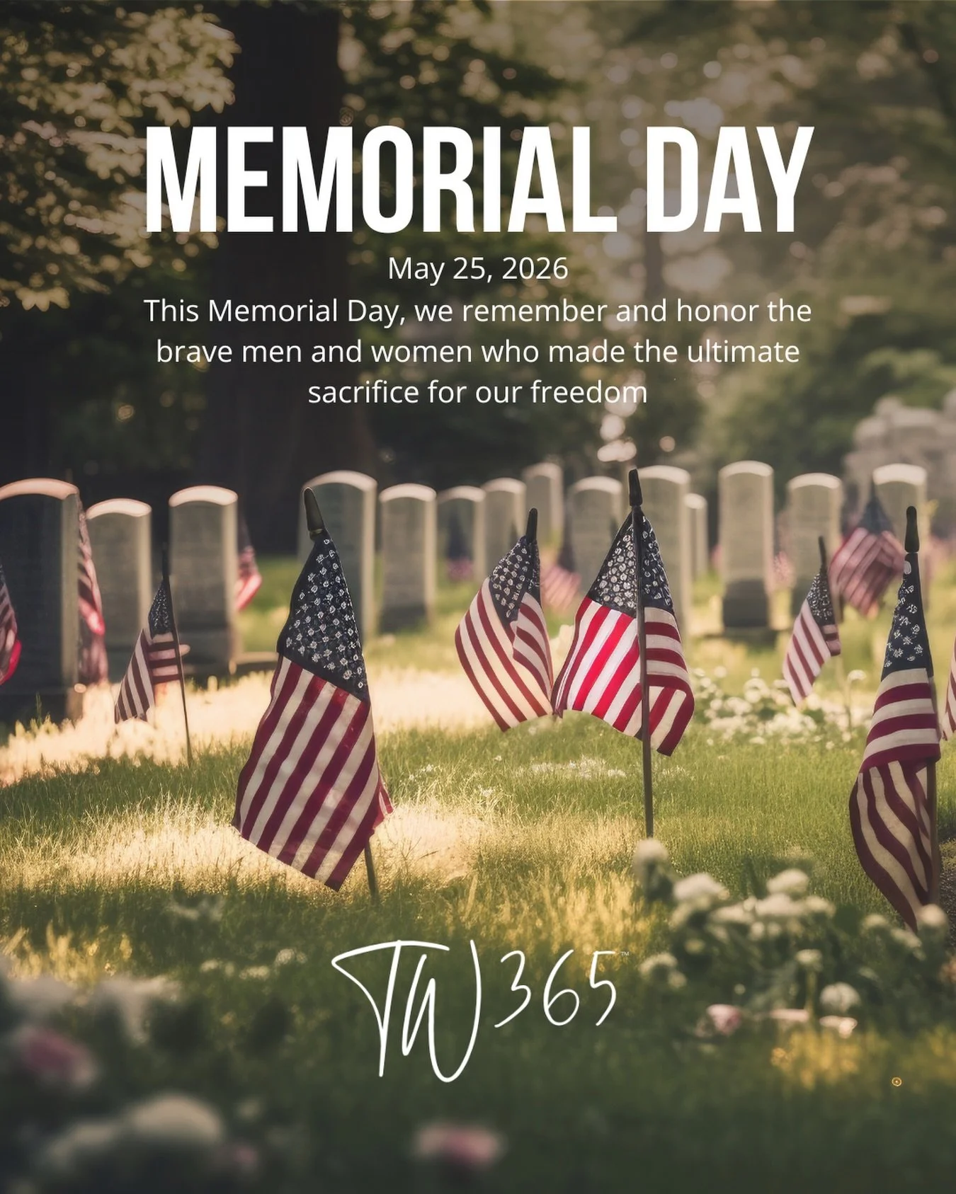 It&rsquo;s because of the generations of brave men and women that served and serve in our military, that we, the people of America, can enjoy the freedoms we do today. &ldquo;Thank you&rdquo; is never enough. And an extra thank you to the families th