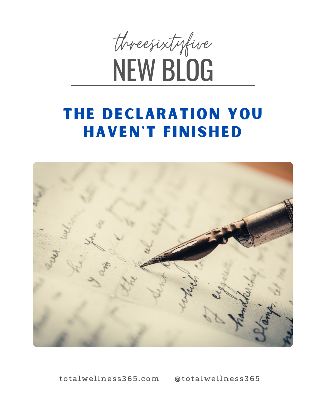 The Declaration You Haven't Finished