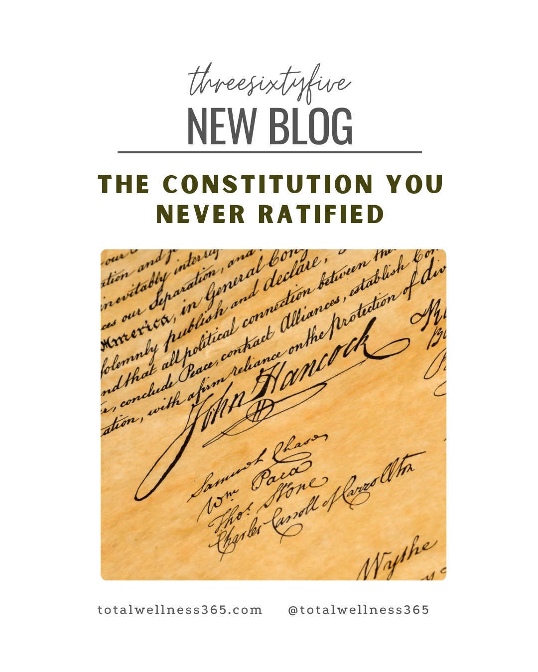 The Constitution You Never Ratified