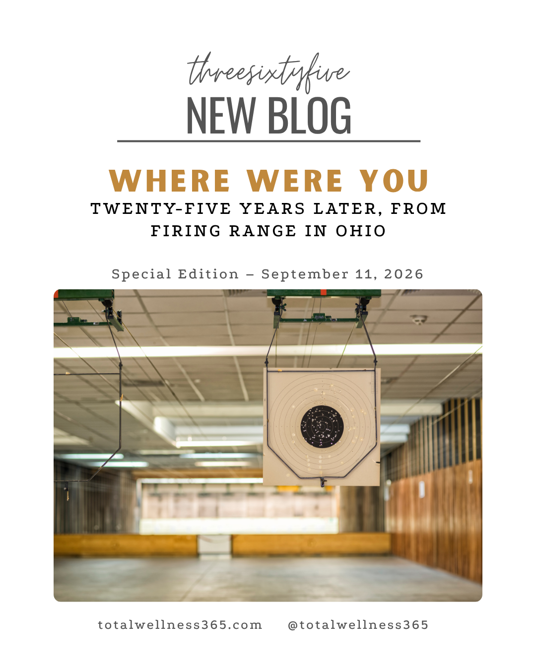 Where Were You: Twenty-five years, from a firing range in Ohio