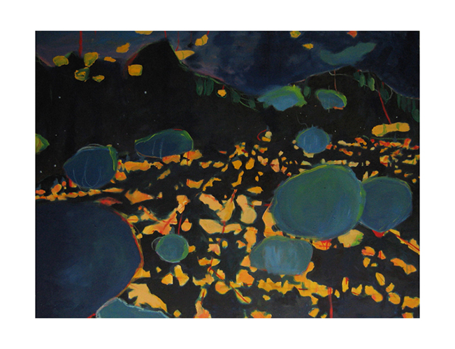 Descent into LAX, 48” x 60”, oil on canvas, 2007