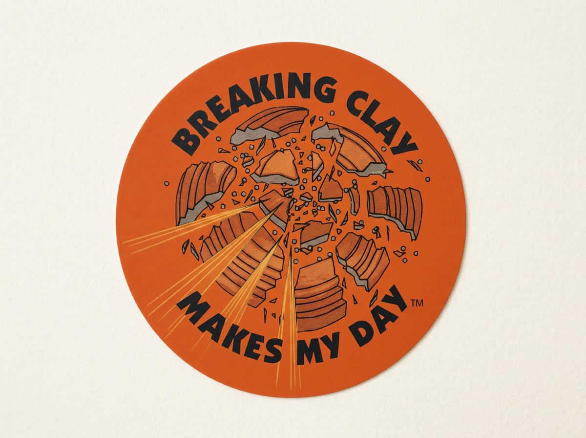 Breaking Clay Makes My Day™ Mouse Pad