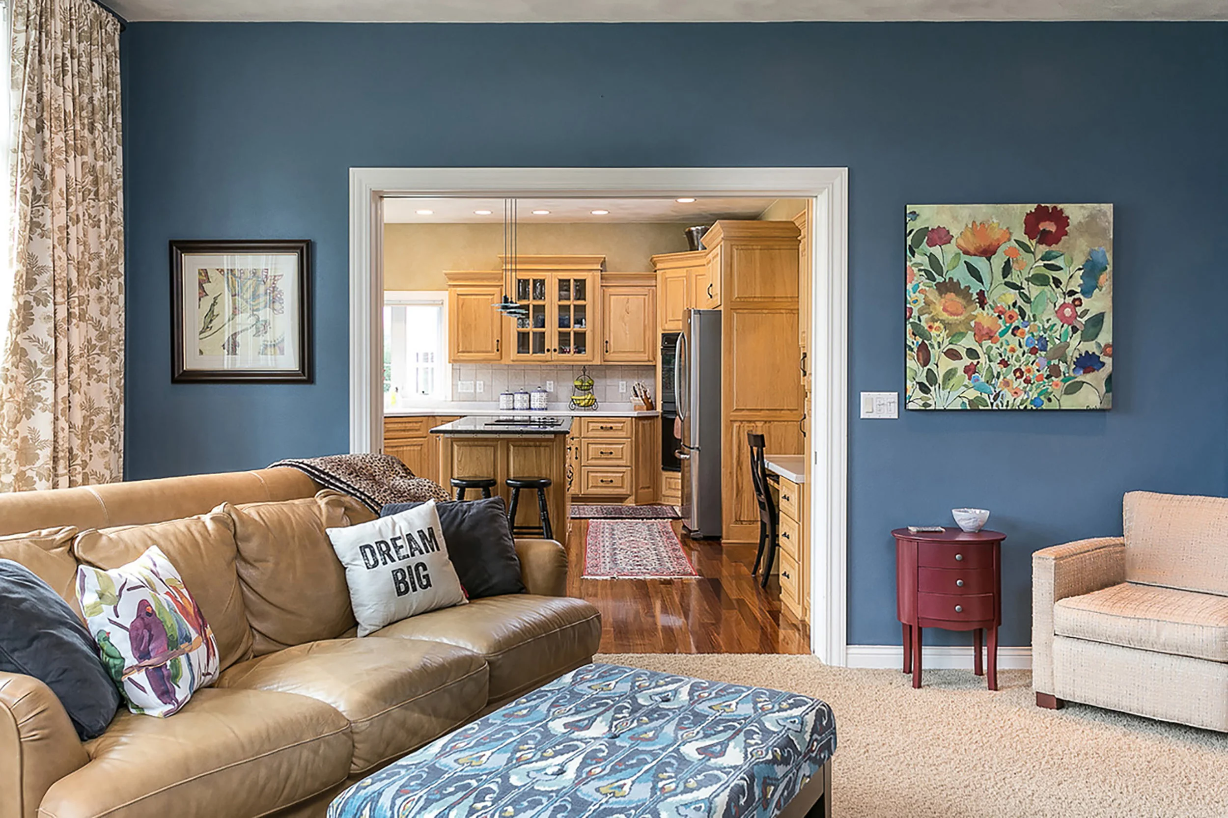 Carrington Living Room Kitchen
