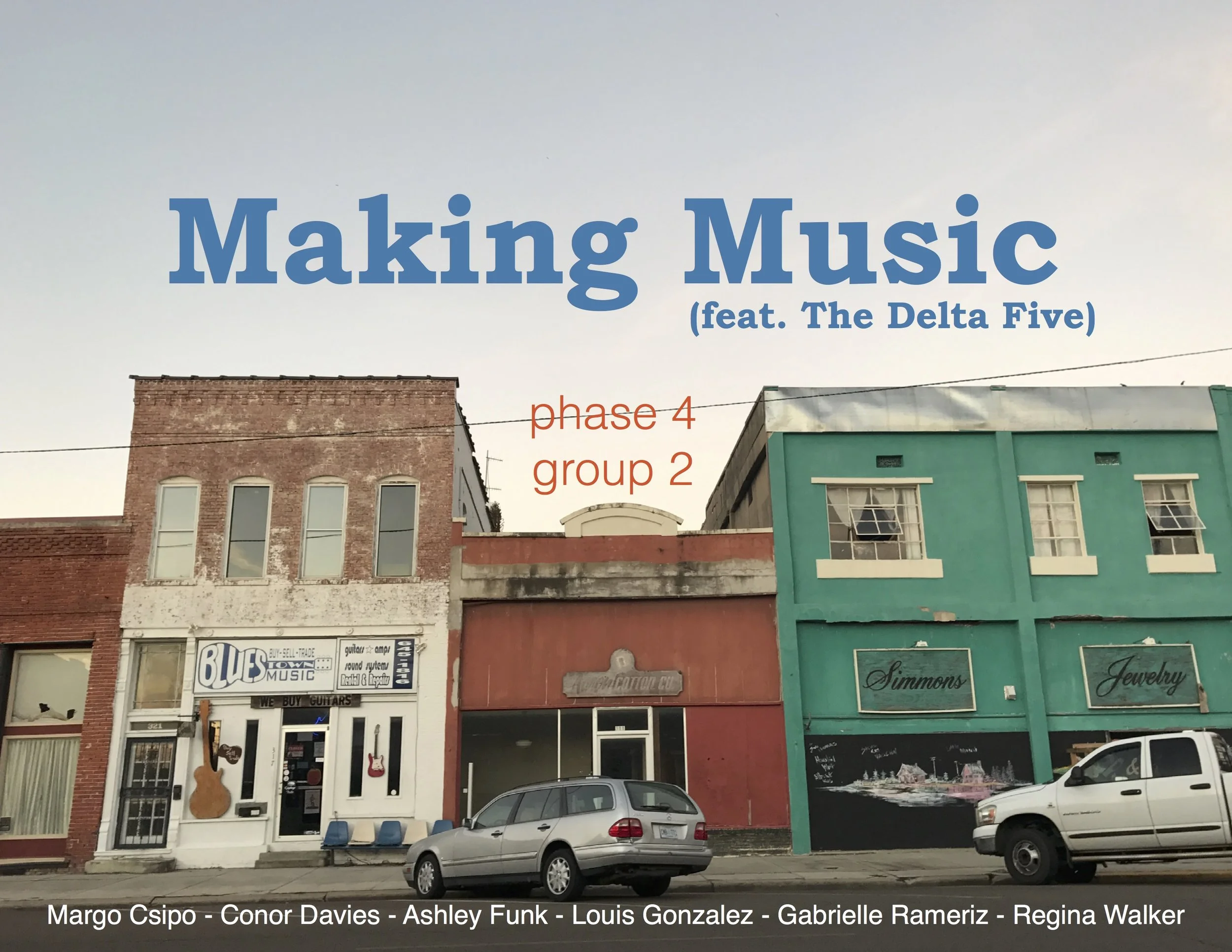 Making Music is was a team project focused on providing creative and skilled opportunity to youth in the Mississippi delta. Our answer was designing a guitar-building curriculum that exposes participants to a variety of skills and ultimately leaves them with a fun, confidence-boosting experience to help them on their way to better oppurtunities and a cool electric guitar! 