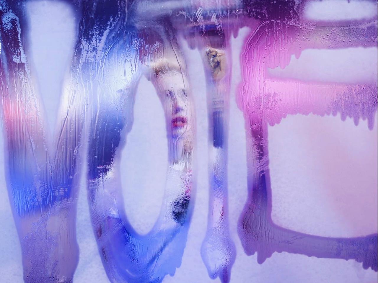 Marilyn Minter + Downtown For Democracy - MY VOTE