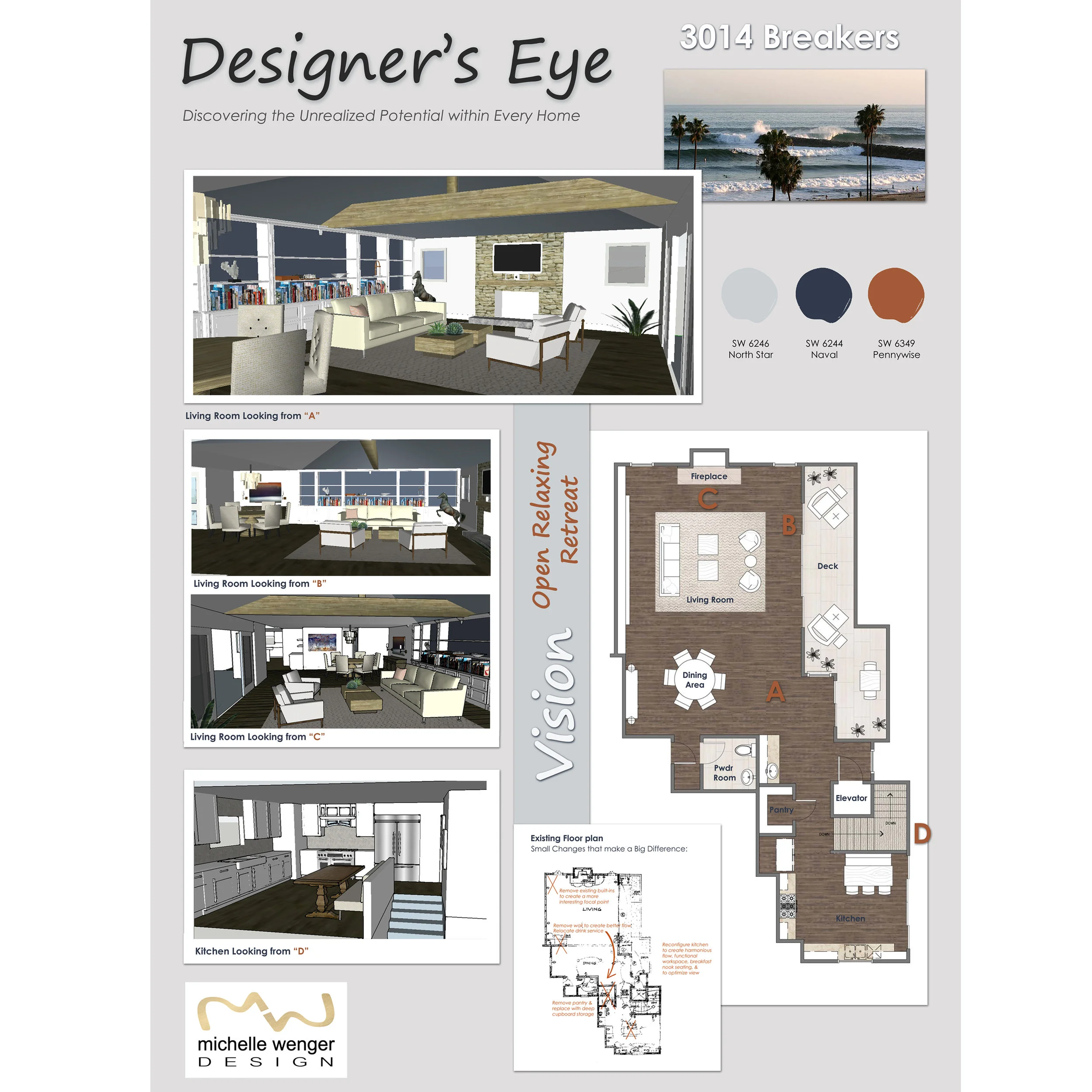   DIGITAL STAGING   Client:  Kelly Sletten Real Estate  Location:  Corona Del Mar  Notes:  The existing property was disjointed and outdated. &nbsp;The goal of this project was to showcase the property's potential with minimal construction. &nbsp;   