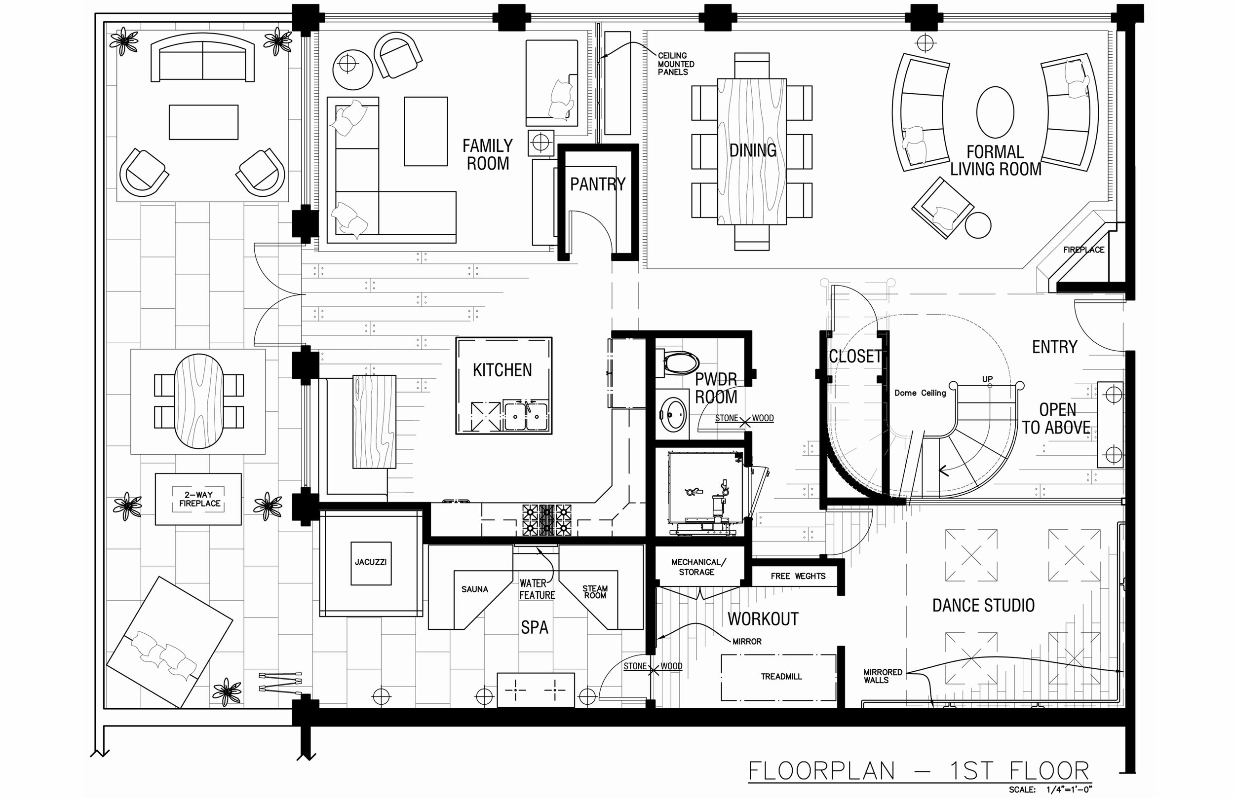   PRIVATE RESIDENCE  1st Floor 