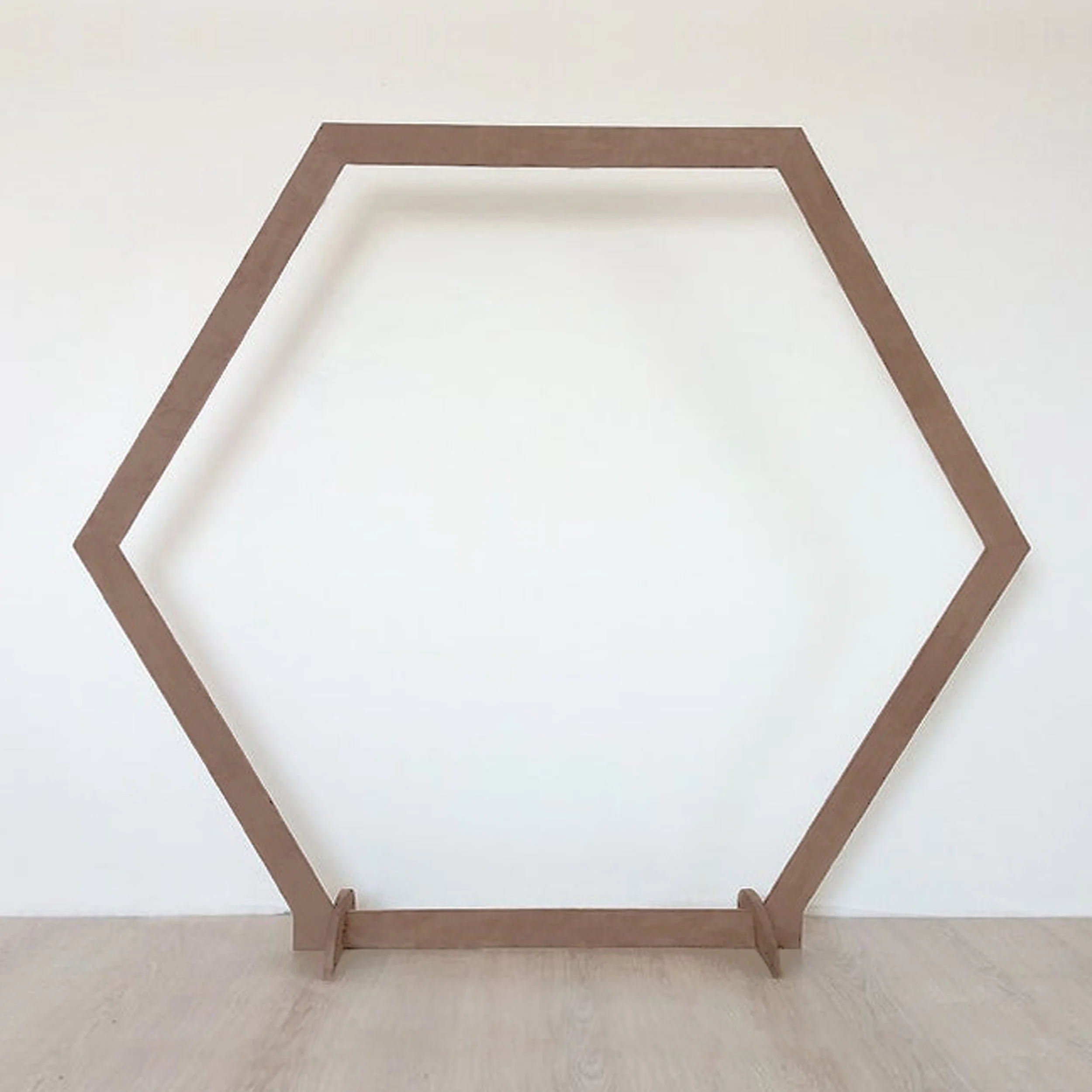 Hexagon Wood Backdrop - 7’  Qty Available: 1