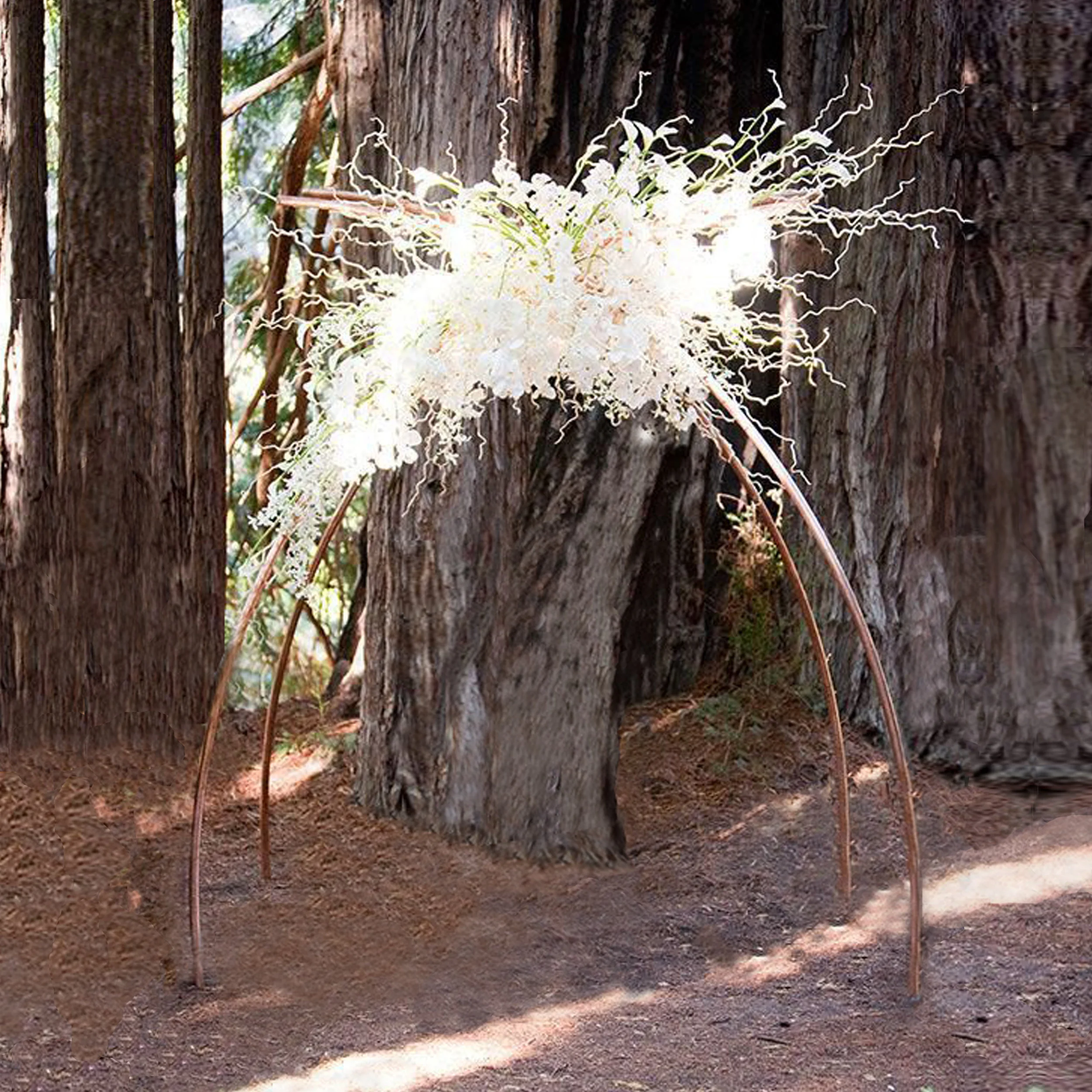 Curved Copper Canopy - 9’ x 8’ Qty Available: 1