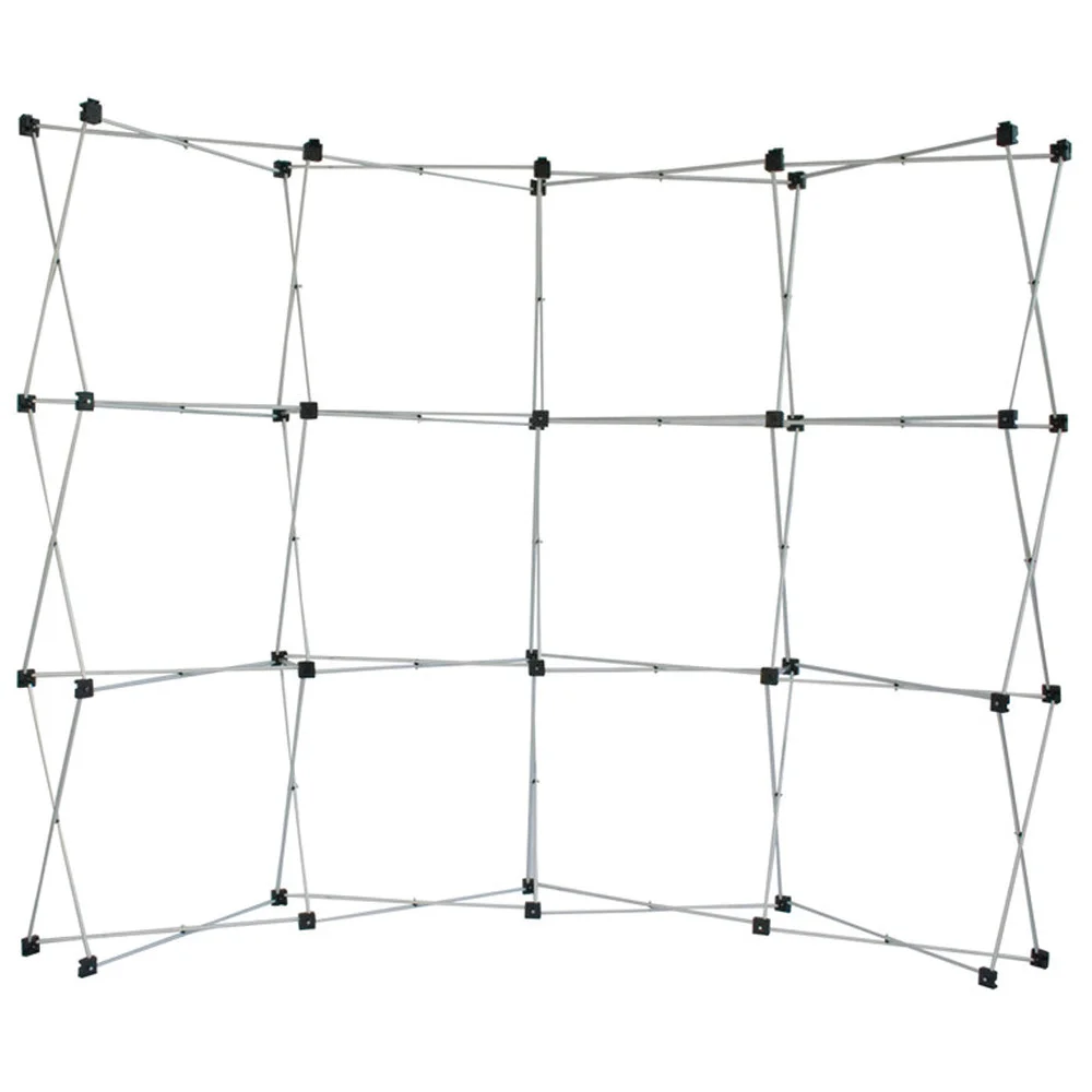 Silver Trade Show Booth Frame, 10’ Qty Available: 1