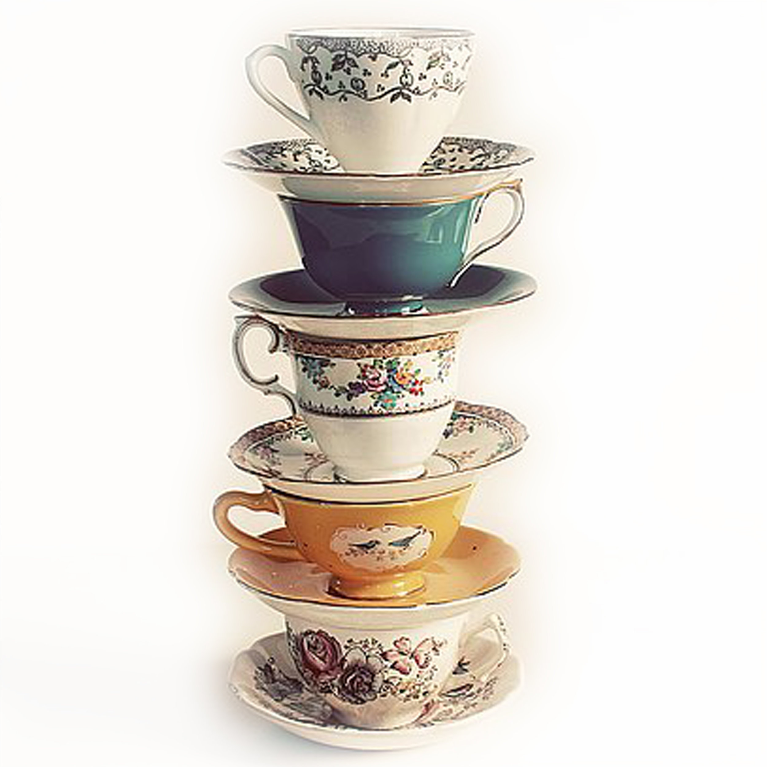 Vintage Teacups &amp; Saucers Qty Available: 20+