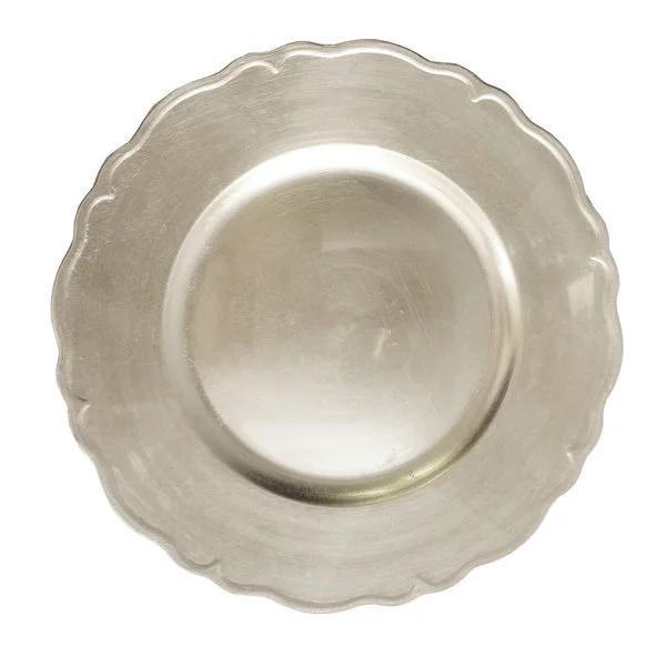 Charger, Champagne Scroll Material: Polypropylene