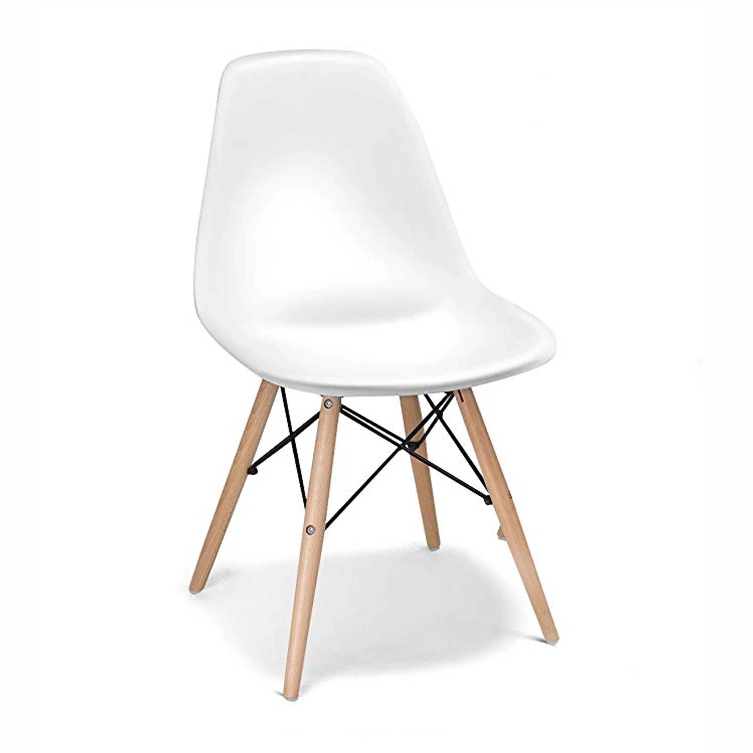 Mid Century Chair, White Qty Available: 20+