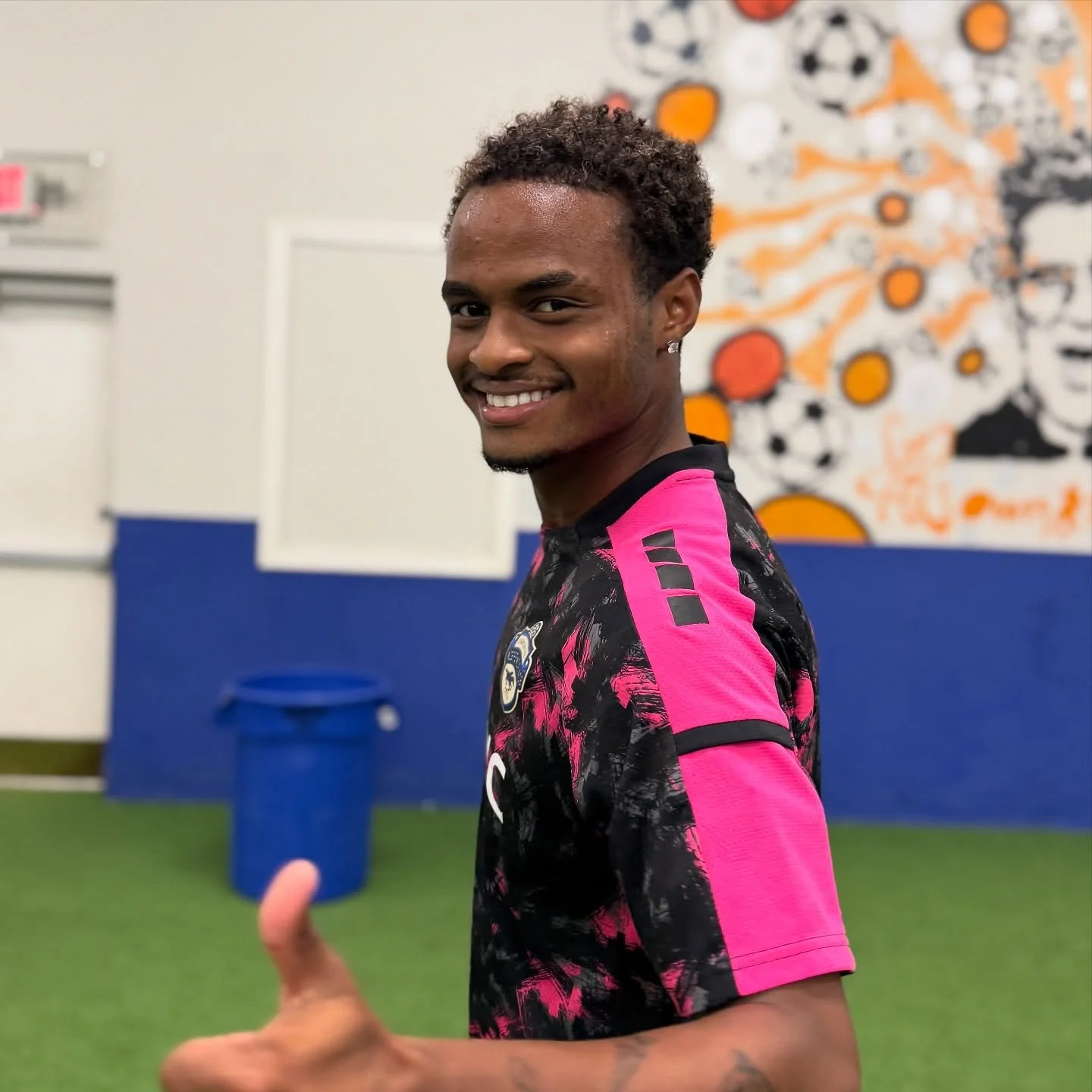 So very excited to have this smiling face and amazing player and an amazing person joining our coaching team for the fall. Welcome Mentor, Nate!