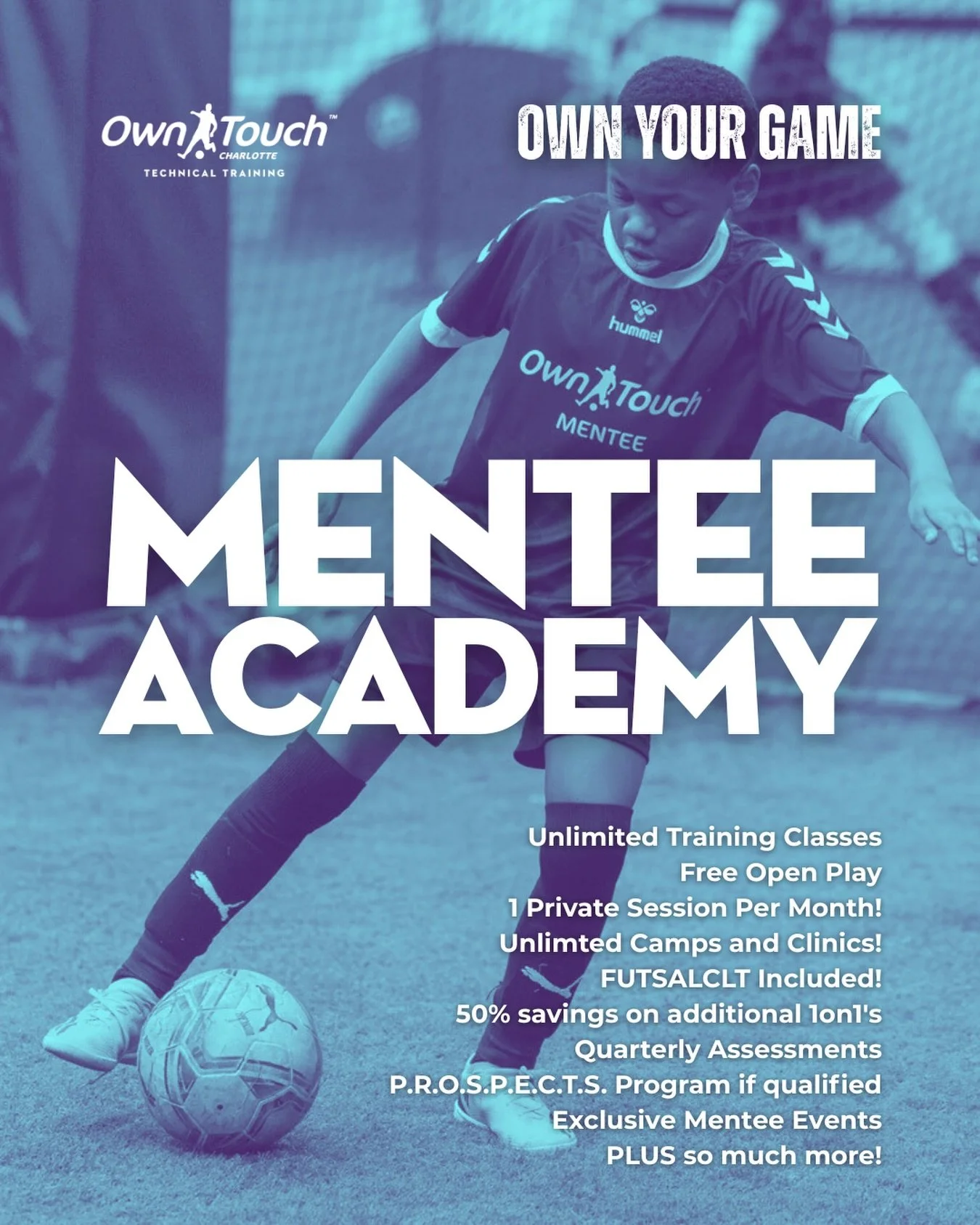 The best development just got better. #TheOwnTouchWay @futsalclt #PlayersFirst #OnLoveOneFamily