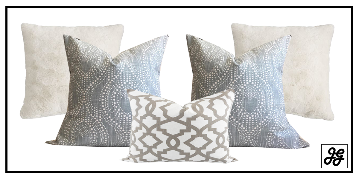 6 Designer Pillow Arrangements That Wont Break the Bank! — Jenna