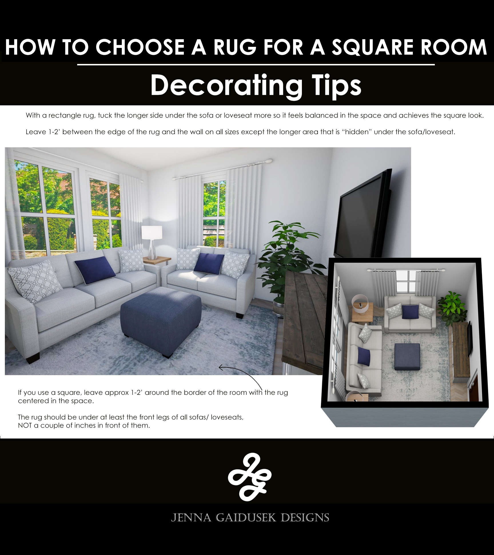 How To Choose The Right Size Rug, How To Choose The Right Size Area Rug For Living Room