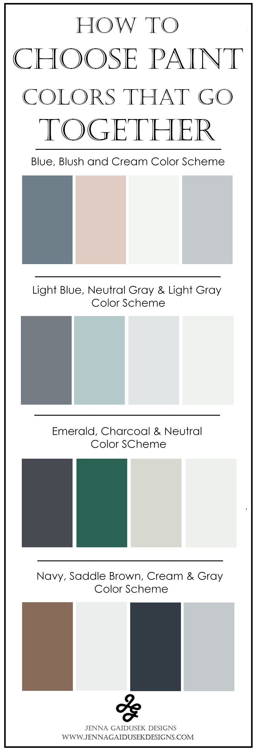 How To Choose Paint Colors That Go Together Jenna Gaidusek Designs,Best Artificial Christmas Tree 2020