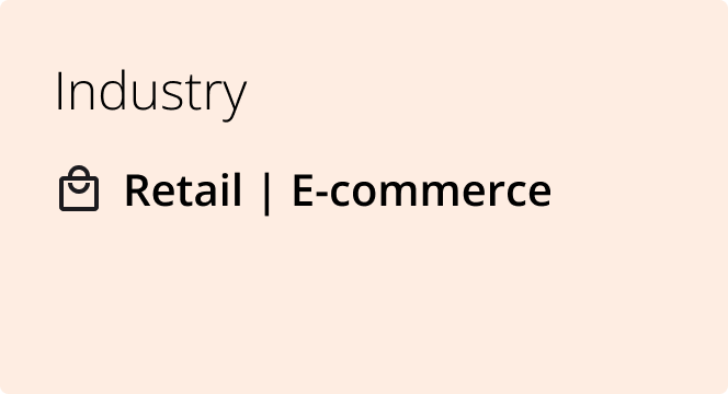 industry: retail | e-commerce