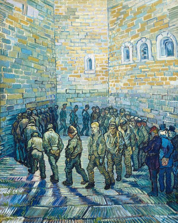 les ronde des prisonniers, Vincent Van Gogh